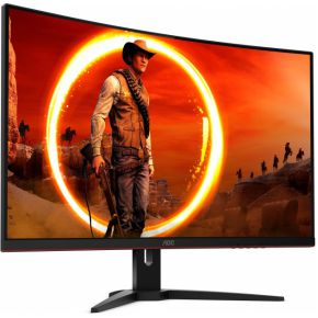 Aoc C32G1 27 Full Hd Led Gebogen Zwart Computer Monitor Display aoc kopen in de aanbieding