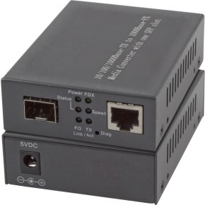 Efb Elektronik El029 1000Mbits Multimode Zwart Netwerk Media Converter efb elektronik kopen in de aanbieding