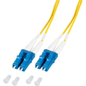 EFB Elektronik O0350.2-1.2 2m 2x LC 2x LC LSZH OS2 Geel Glasvezel kabel