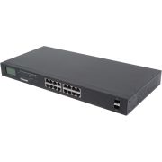 Intellinet 561259 Gigabit Ethernet (10/100/1000) Power over Ethernet (PoE) Zwart netwerk- netwerk switch