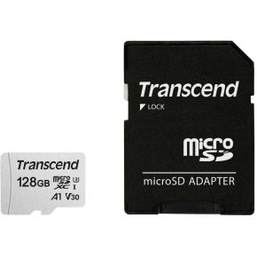 Transcend microSDXC 300S 128GB + SD-adapter