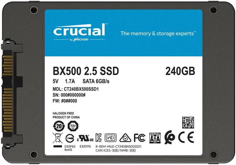 Megekko.nl - Crucial BX500 240GB 2.5