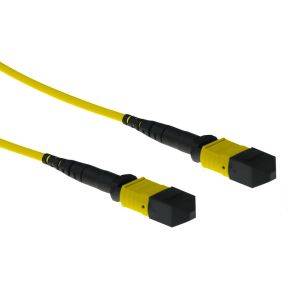 ACT 2 meter Singlemode 9/125 OS2 glasvezel patchkabel polarity A met MTP female connectoren