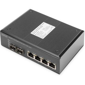 Digitus DN-651106 Unmanaged L2 Gigabit Ethernet (10/100/1000) Zwart netwerk-switch