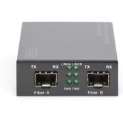 Digitus-DN-82133-1000Mbit-s-1550nm-Multimode-Single-mode-Zwart-netwerk-media-converter