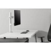 NeoMounts-Flat-Screen-Desk-mount-10-30-desk-clamp-grommet-NM-D135WHITE-