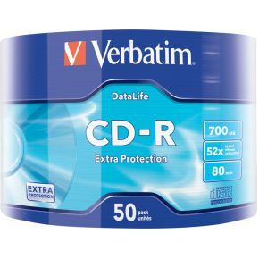 Verbatim Cd R Extra Protection Cd R 700Mb 50Stuks verbatim kopen in de aanbieding