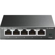 TP-LINK TL-SG105S Unmanaged L2 Gigabit Ethernet (10/100/1000) Zwart netwerk- netwerk switch
