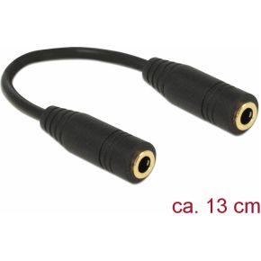 DELOCK Adapter Audio connector 3.5mm 4Pin-Bu > Bu 0.13m