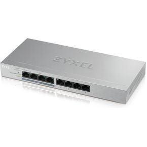 ZyXEL GS1200-8HP v2 Managed Gigabit Ethernet (10/100/1000) Power over Ethernet (PoE) Grijs netwerk switch