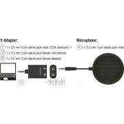 DeLOCK-65873-Zwart-Table-microphone-Bedraad-microfoon