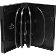MediaRange BOX35-10 Dvd-hoes 10schijven Zwart CD-doosje