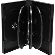 MediaRange BOX35-8 Jewel case 8schijven Zwart CD-doosje