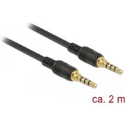 DeLOCK-85598-2m-3-5mm-3-5mm-Zwart-audio-kabel