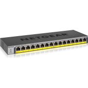 Netgear-GS116PP-Unmanaged-Gigabit-Ethernet-10-100-1000-Power-over-Ethernet-PoE-Zwart-netwerk-switch