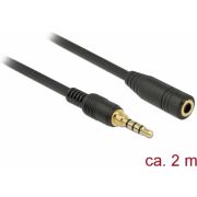 DeLOCK-85631-2m-3-5mm-3-5mm-Zwart-audio-kabel
