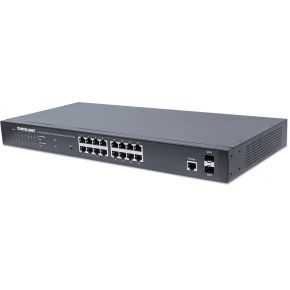 Intellinet 561198 Managed L2+ Gigabit Ethernet (10/100/1000) Power over Ethernet (PoE) 1U Zwart netw netwerk switch