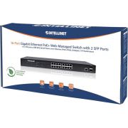Intellinet-561198-Managed-L2-Gigabit-Ethernet-10-100-1000-Power-over-Ethernet-PoE-1U-Zwart-netw-netwerk-switch