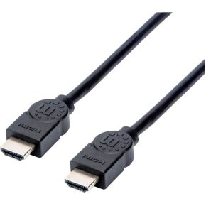 Manhattan 355308 1.5m HDMI Type A (Standard) HDMI Type A (Standard) Zwart HDMI kabel