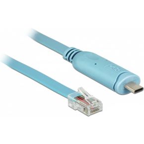 Delock 63914 Seriele Kabel Blauw 3 M Usb Type C Rj45 delock kopen in de aanbieding