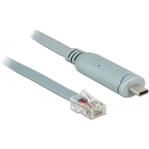 Delock 89893 Seriele Kabel Grijs 1 M Usb 20 Type C Rj45 delock kopen in de aanbieding
