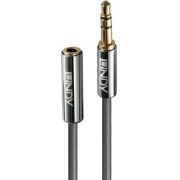 Lindy 35330 audio kabel 5 m 3.5mm Antraciet