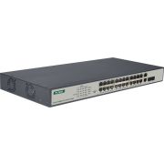 Digitus-DN-95343-netwerk-Unmanaged-Fast-Ethernet-10-100-Zwart-Zilver-1U-Power-over-Etherne-netwerk-switch