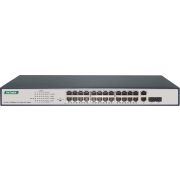 Digitus-DN-95343-netwerk-Unmanaged-Fast-Ethernet-10-100-Zwart-Zilver-1U-Power-over-Etherne-netwerk-switch