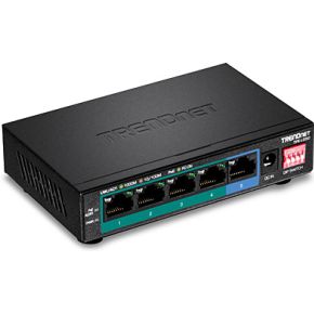 Trendnet TPE-LG50 netwerk-switch Gigabit Ethernet (10/100/1000) Zwart Power over Ethernet (PoE)