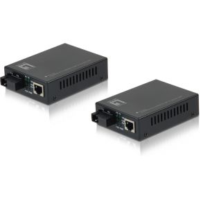 LevelOne FVT-2202 100Mbit/s Zwart netwerk media converter