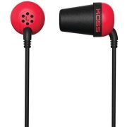 Koss Plug In-ear Bedraad Rood 3.5mm