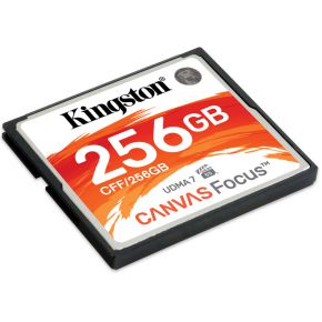 Kingston Technology Canvas Focus Flashgeheugen 256 Gb Compactflash kingston kopen in de aanbieding