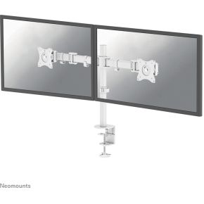 NeoMounts NM-D135DWHITE flat panel bureau steun 68,6 cm (27") Klem Wit