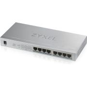 ZyXEL GS1008HP Unmanaged Gigabit Ethernet (10/100/1000) Grijs Power over Ethernet (PoE) netwerk switch