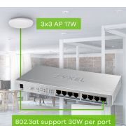 ZyXEL-GS1008HP-Unmanaged-Gigabit-Ethernet-10-100-1000-Grijs-Power-over-Ethernet-PoE-netwerk-switch