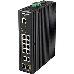 D-Link DIS-200G-12PS netwerk- Managed L2 Gigabit Ethernet (10/100/1000) Zwart Power over Ether netwerk switch