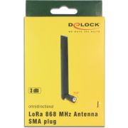 Delock-89769-LoRa-868-MHz-Antenne-SMA-stekker-3-dBi-omnidirectioneel-met-kantelscharnier-zwart