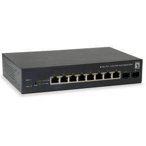 LevelOne GEP-1051 Managed L2/L3/L4 Gigabit Ethernet (10/100/1000) Zwart Power over Ethernet (PoE) netwerk switch