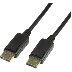 LogiLink CV0077 DisplayPort kabel 10 m Zwart