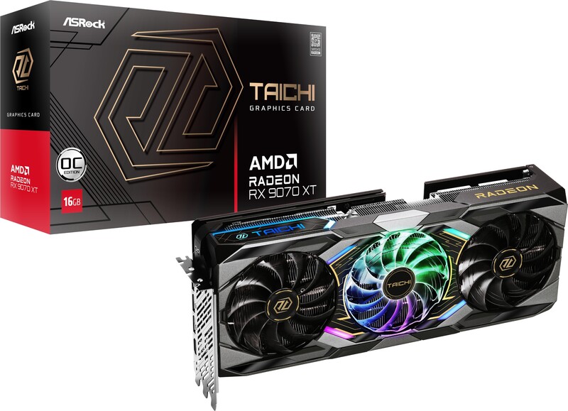 Megekko.nl - ASRock Taichi Radeon RX 9070 XT OC 16GB Videokaart