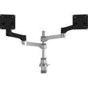 R-Go Tools R-Go Zepher 4 Twin Monitorarm, verstelbaar, zilver