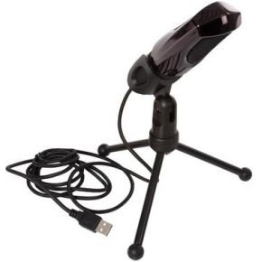 Hq Power Usb Microfoon Met Tafelstatief hq power kopen in de aanbieding