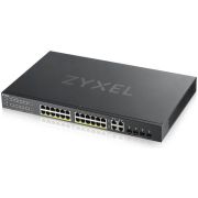 ZyXEL GS1920-24HPV2 Managed Gigabit Ethernet (10/100/1000) Zwart Power over Ethernet (PoE) netwerk switch