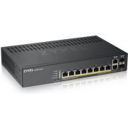Zyxel GS1920-8HPV2 Managed Gigabit Ethernet (10/100/1000) Zwart Power over Ethernet (PoE) netwerk switch