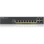 Zyxel-GS1920-8HPV2-Managed-Gigabit-Ethernet-10-100-1000-Zwart-Power-over-Ethernet-PoE-netwerk-switch
