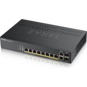 Zyxel-GS1920-8HPV2-Managed-Gigabit-Ethernet-10-100-1000-Zwart-Power-over-Ethernet-PoE-netwerk-switch
