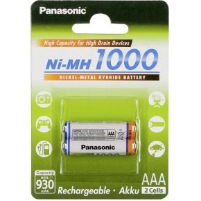 1X2 Panasonic High Capacity Aaa 930 Mah Micro Bk 4Hgae2Be panasonic kopen in de aanbieding