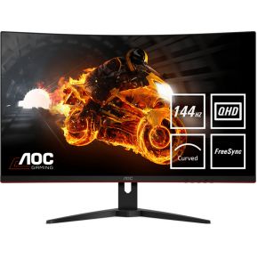 Aoc Cq32G1 Led Display 80 Cm 315 Quad Hd Lcd Gebogen Mat Zwart aoc kopen in de aanbieding