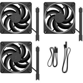Fractal Design Momentum 14 RGB 3-pack Black