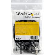 StarTech-com-LTLOCKKEY-kabelslot-Zwart-Zilver-2m